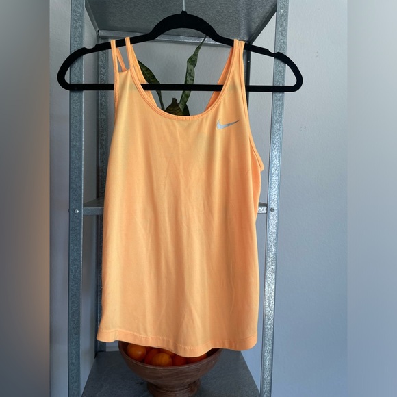Nike Tops - Nike bright orange dry fit  tank top